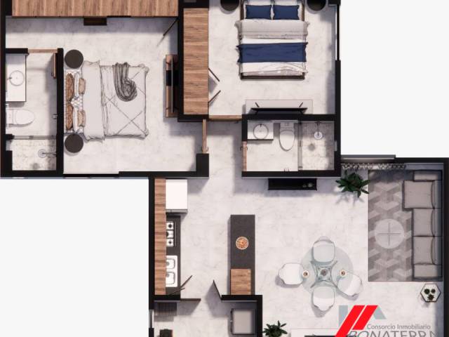 #1072 - Departamento para Venta en Aguascalientes - AS - 2